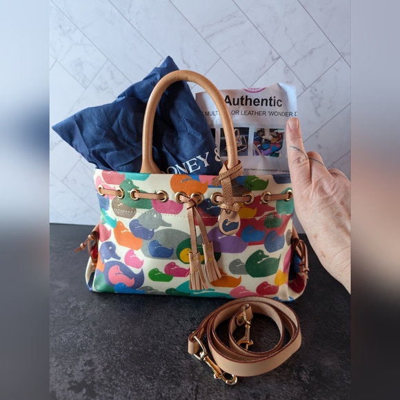 Dooney & Bourke Multicolor Pattern Tote - Picture 2 of 9